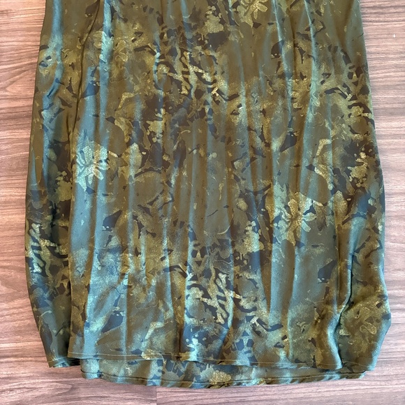 NEW Park & Fifth Griffith Dress Green Floral Halter Open Back XS - Picture 6 of 10